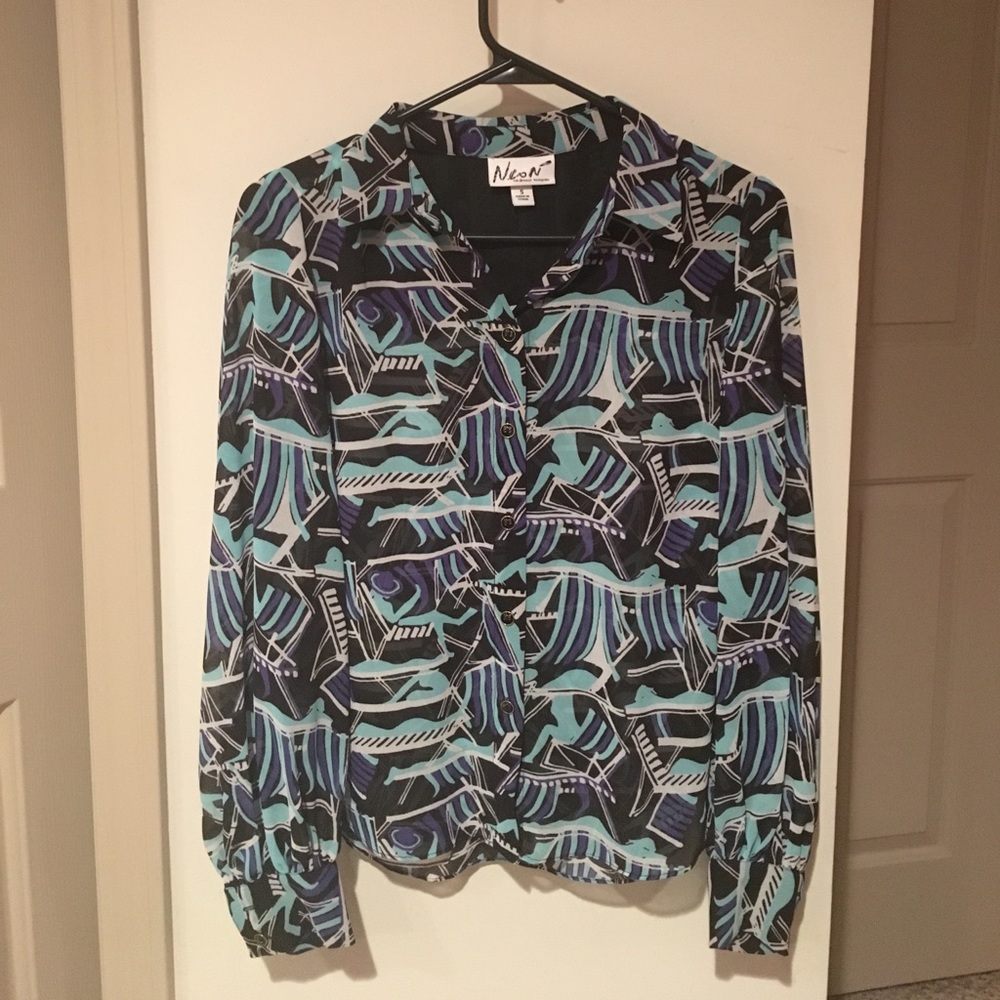 Geometric-shape Blouse