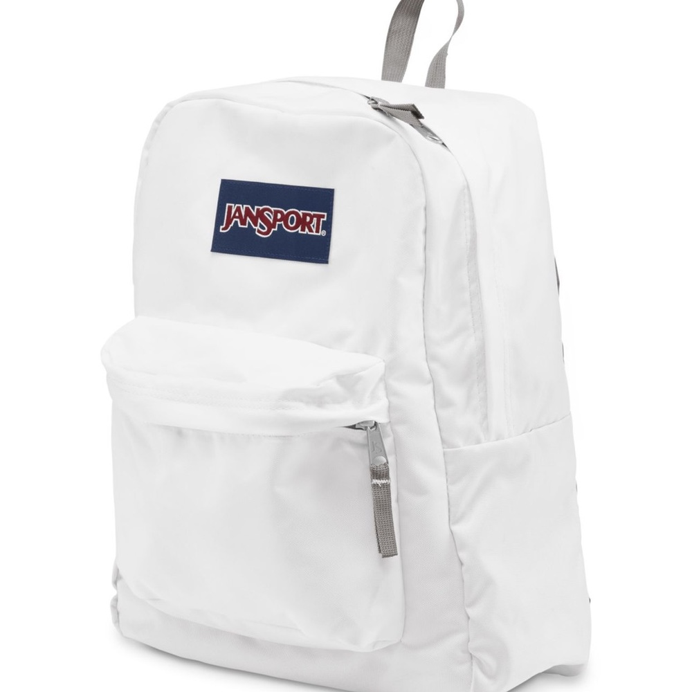 White jansport backpack