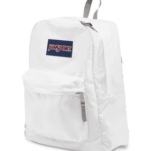 White jansport backpack