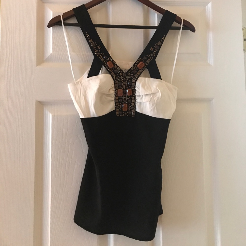 Gorgeous beaded halter top - never worn!