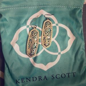 Kendra Scott Gold Brenna filigree earrings