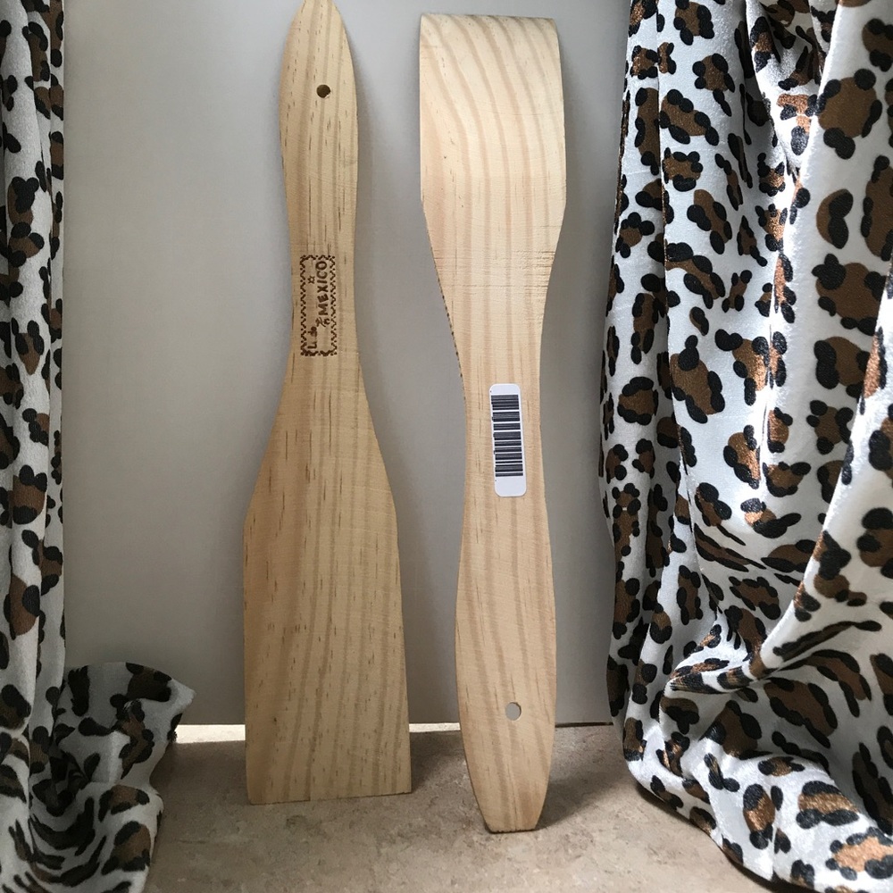 Wooden spatulas