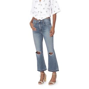Rag & Bone Carl's vintage crop flare denim