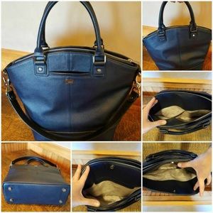 SOLDThirty One Jewell Paris Michnight Navy Satchel