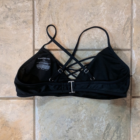 Black Express Swim Top - Picture 2 of 3