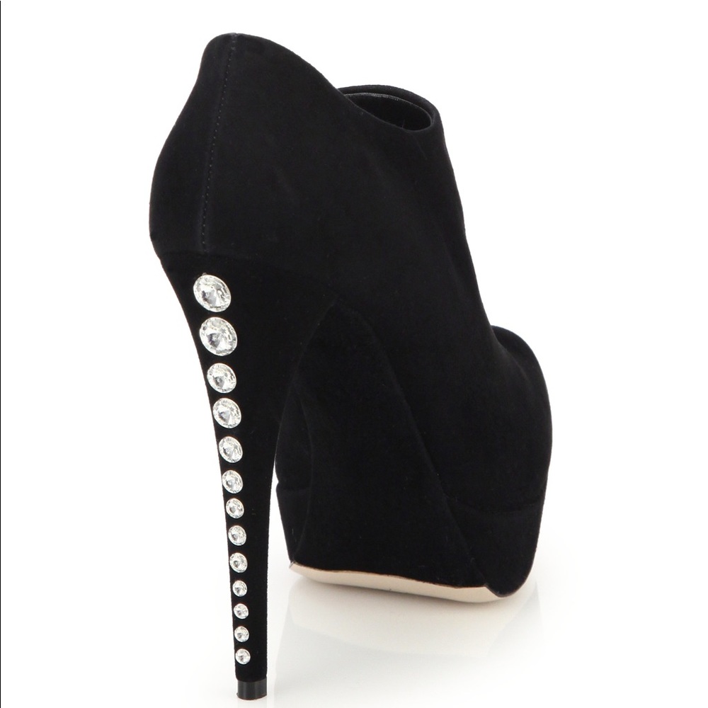 Miu miu Swarovski booties