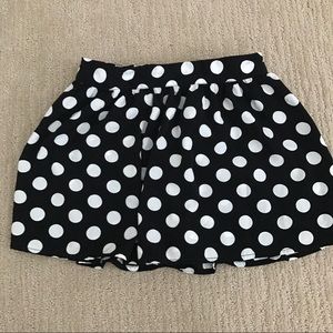 Forever 21 polka dot mini skirt