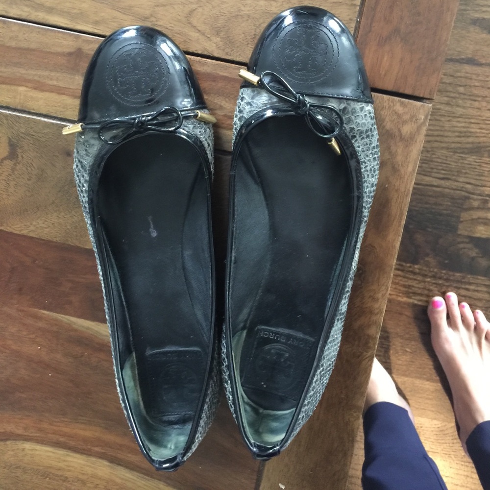 Tory Burch snakeskin Flats