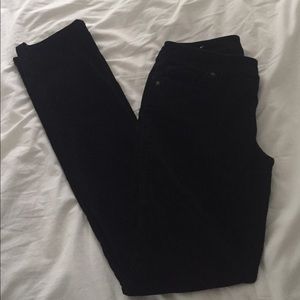 Black Corduroy Pants- long length (Juniors)