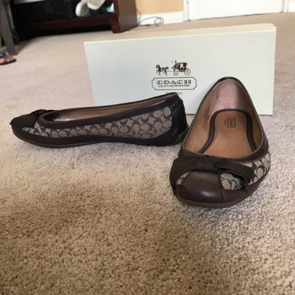 Coach slip ons