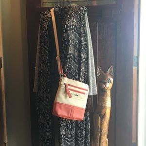 Stone Mountain Leather Crossbody Purse