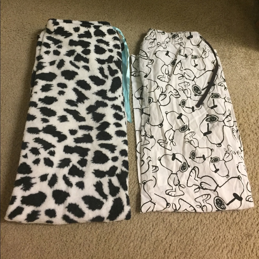 Fuzzy leopard print  // Joe Cool pajama bottoms