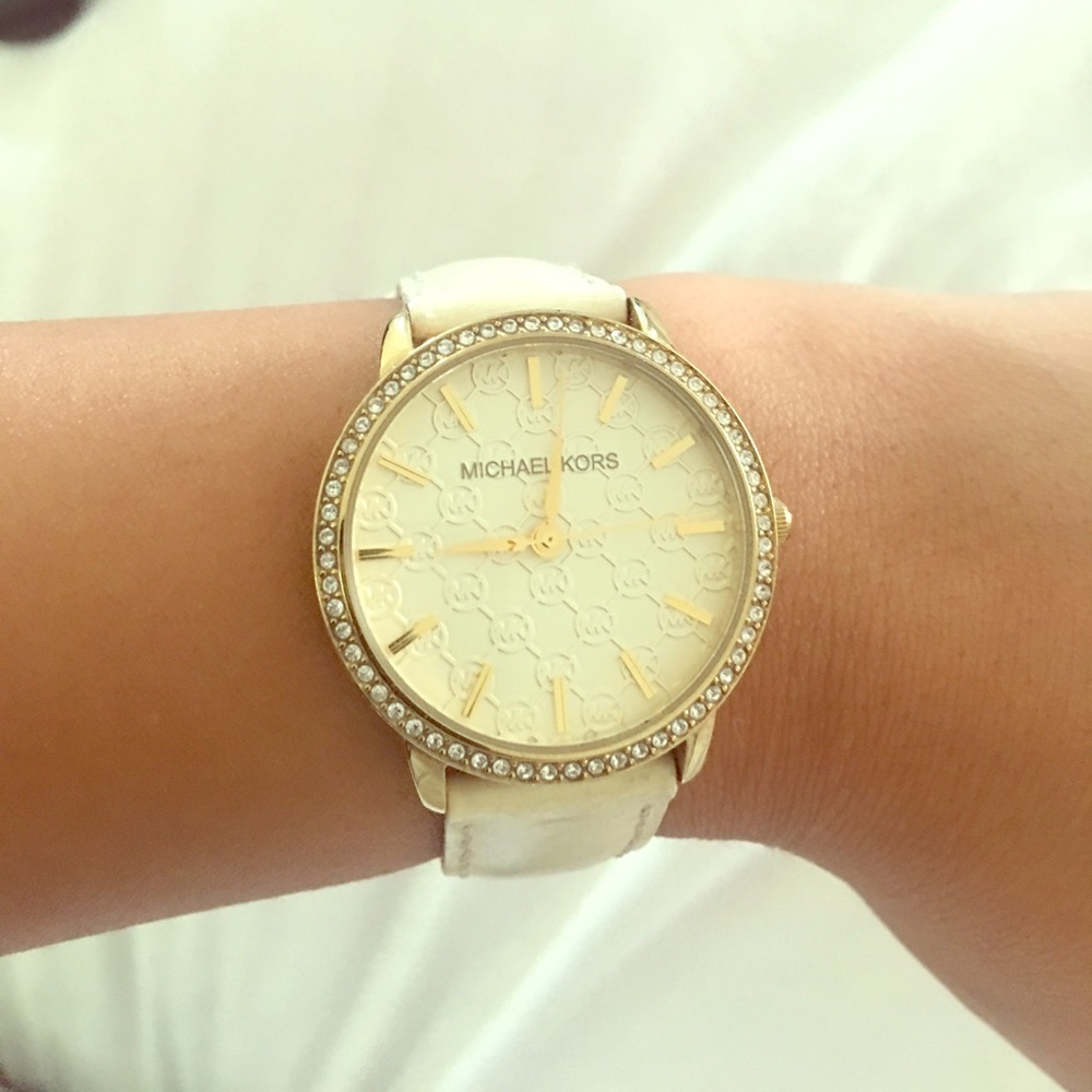 Leather Michael Kors Watch