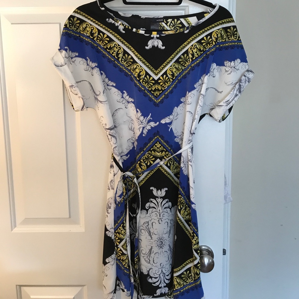 Aqua tunic dress- worn once!