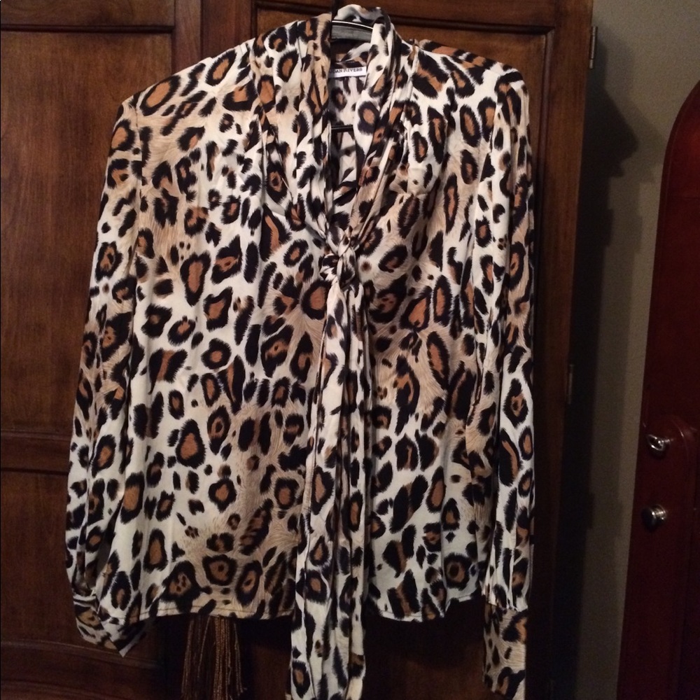 Joan Rivers brand silk style dress top