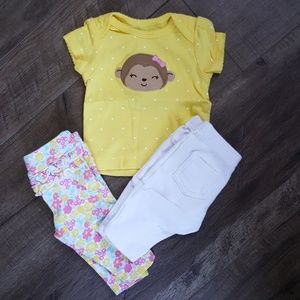 Monkey Top and Two Pants