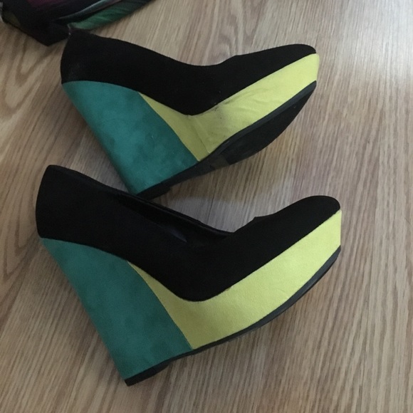 Color block heels - Picture 4 of 4