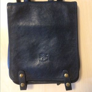 Vintage Il Bisonte Leather Backpack
