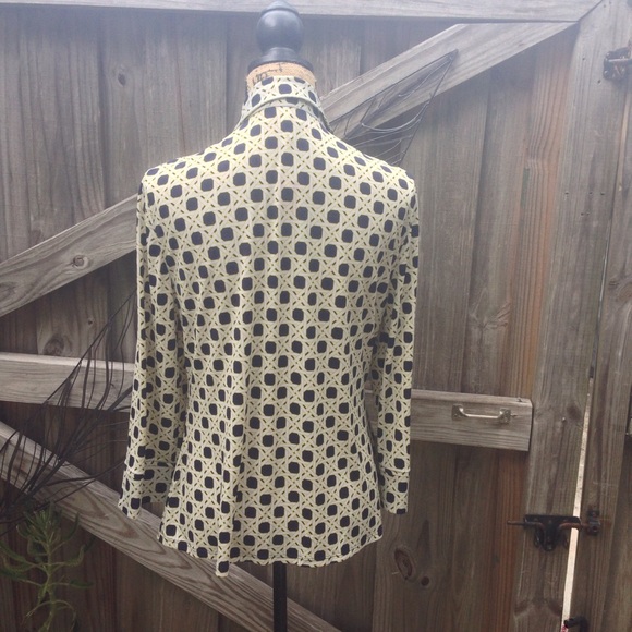 Laundry Shelli Segal Blue White green Wicker top L - Picture 4 of 4