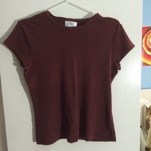 Maroon T-shirt