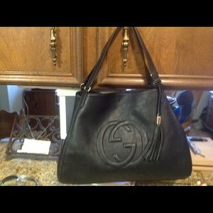 Black handbag