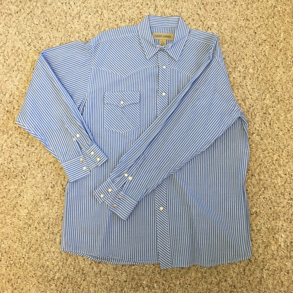 Cody James men's long sleeve pearl snap western