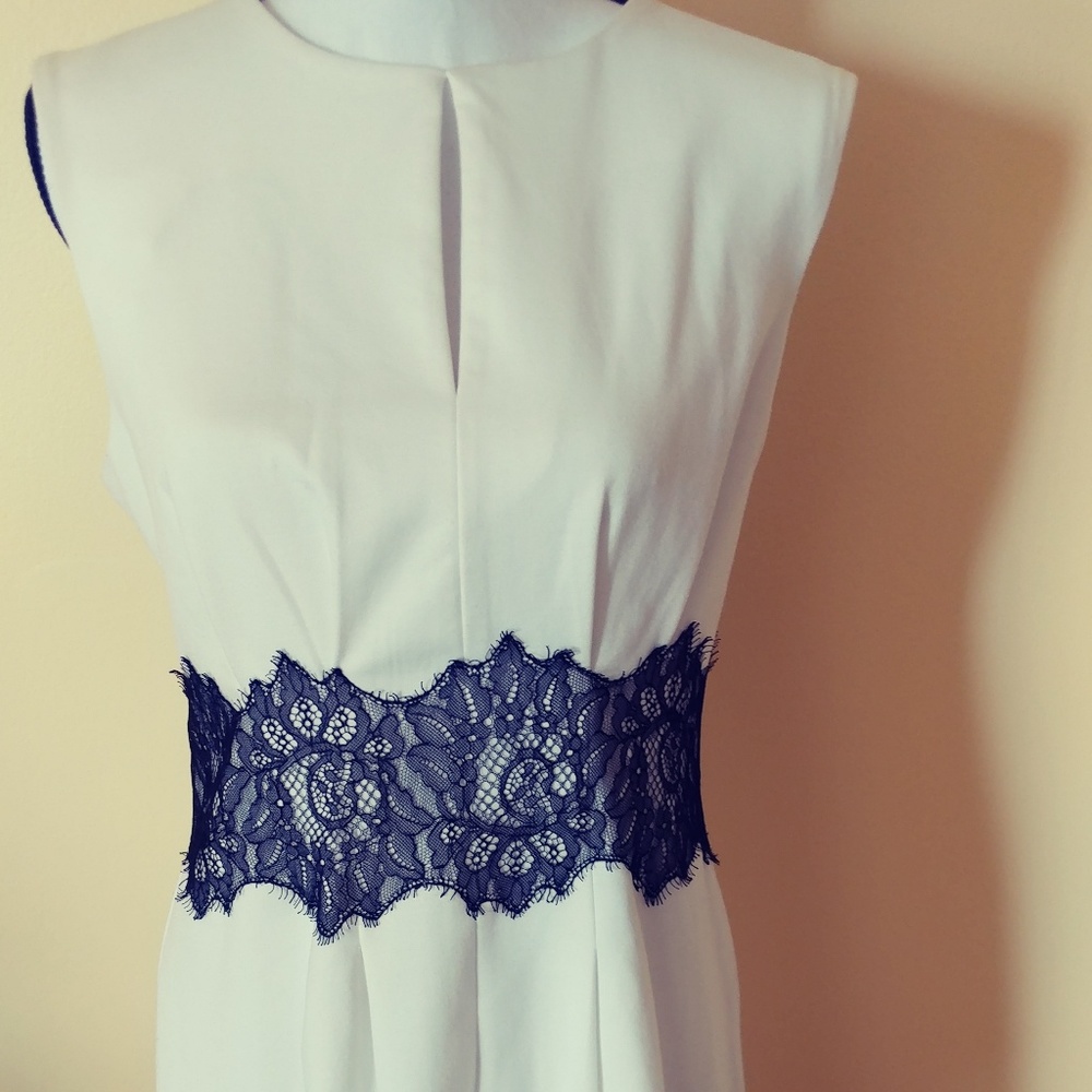 BCBG cocktail white dress