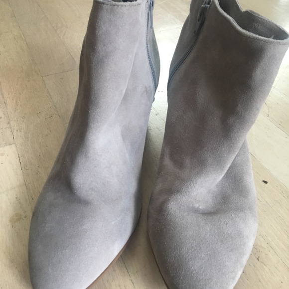 Coconuts Grey Suede Booties - Picture 4 of 5