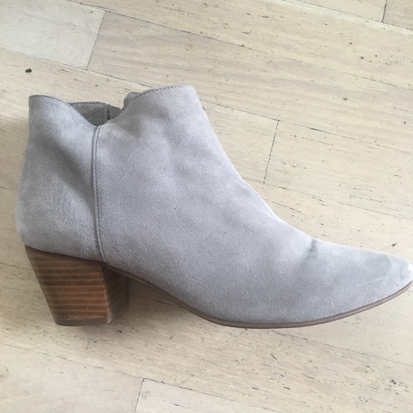 Coconuts Grey Suede Booties - Picture 5 of 5