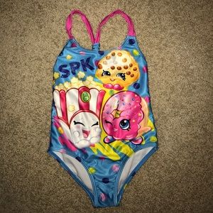 Girls Shopkins One Piece Bathingsuit