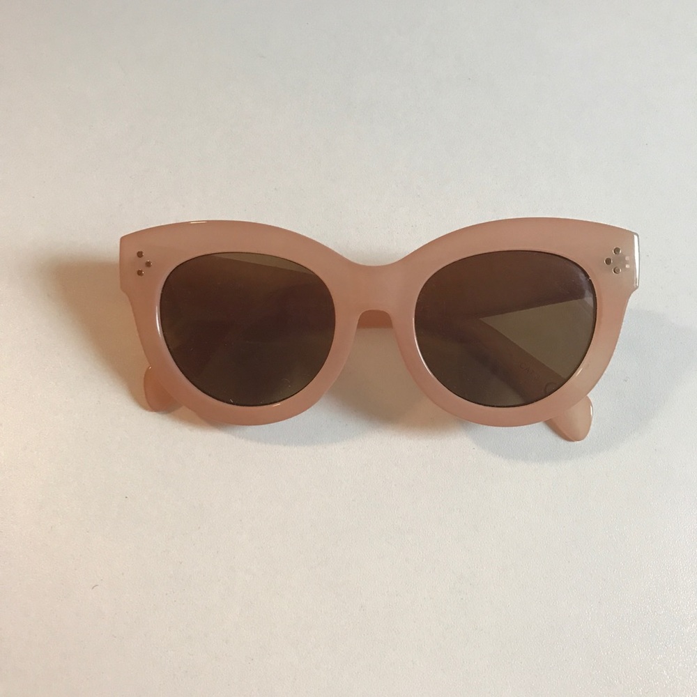 Light Pink Cat Eye Sunglasses