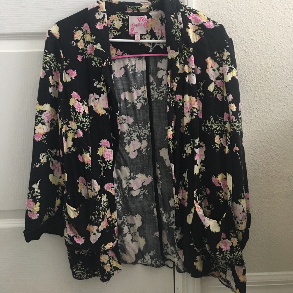 Candies Floral Blazer Jacket