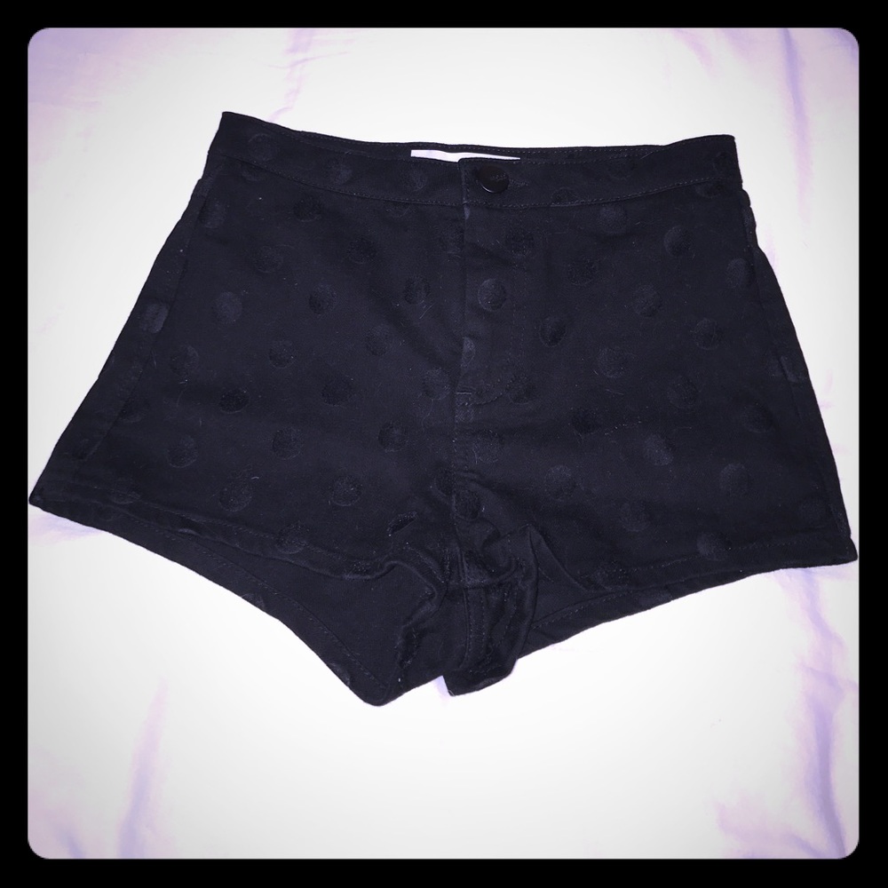 Polka Dot Cotton Shorts