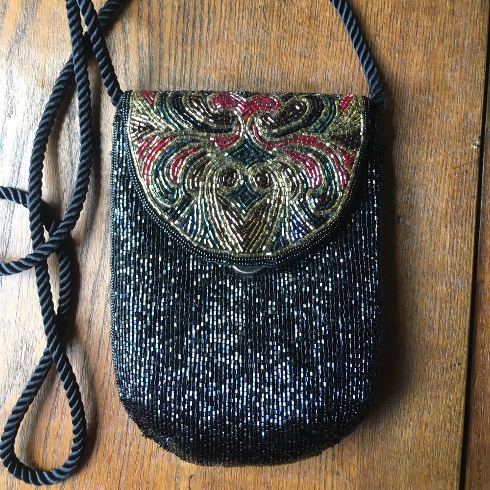 Beaded evening bag