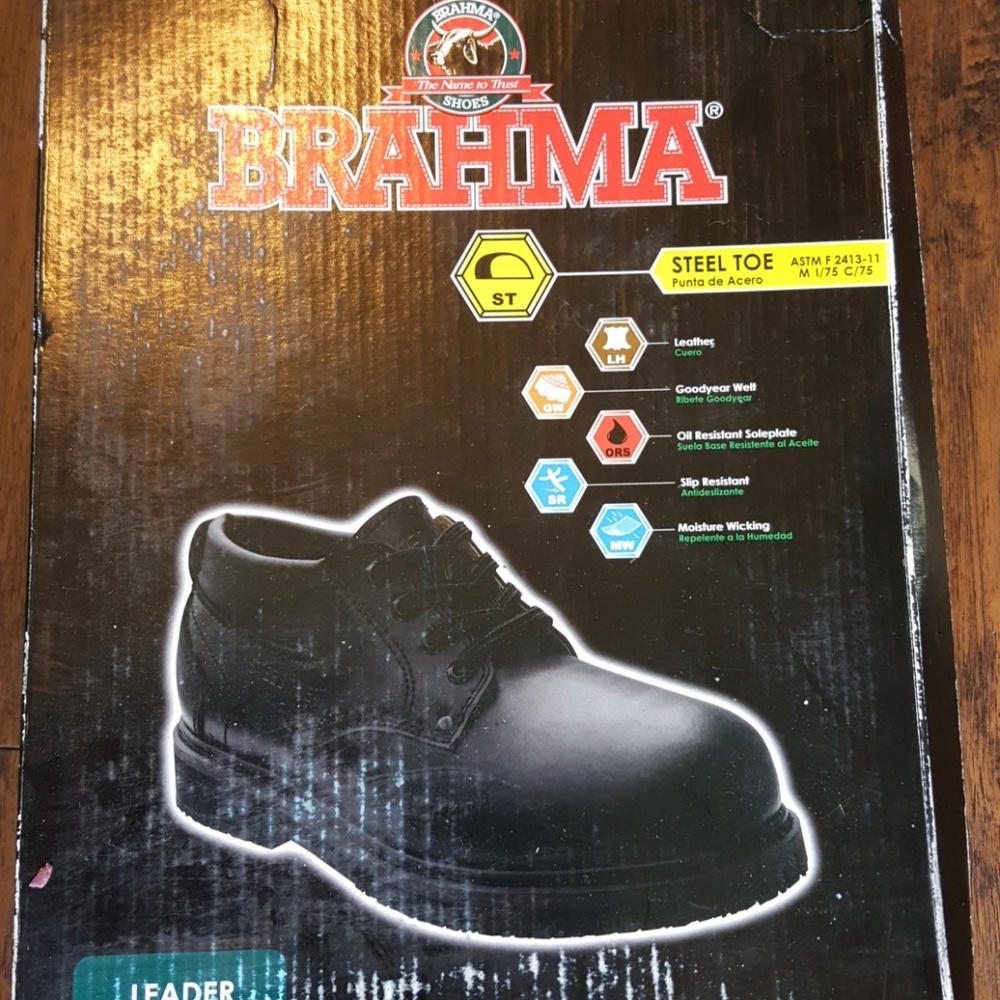 Brahma Steel Toe Shoes