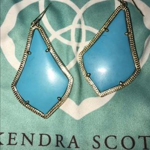 Kendra scott turquoise Alex earrings