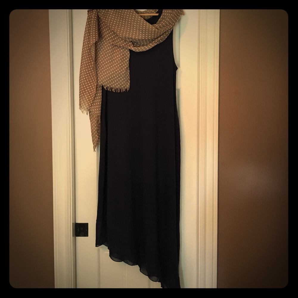Navy blue sun dress