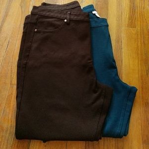 Pants, 2 pairs, inseam 28 inches, fit is wonderful