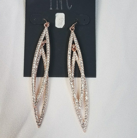 INC DIAMOND ACCENT EARRINGA - Picture 2 of 2