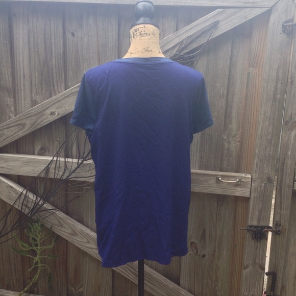 Chicos rhinestone embellished blue top large - Picture 4 of 4