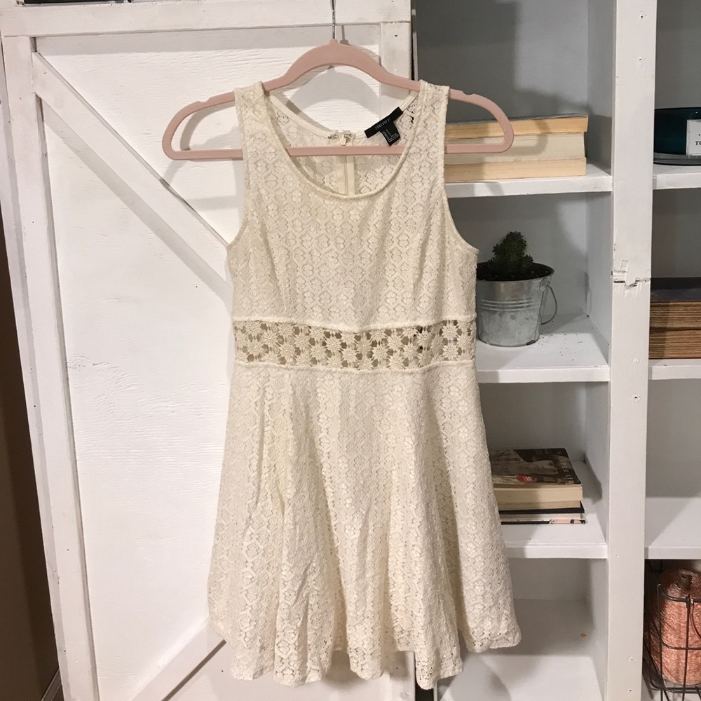 White Lace boho Dress