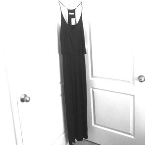 Black Racerback Maxi Dress