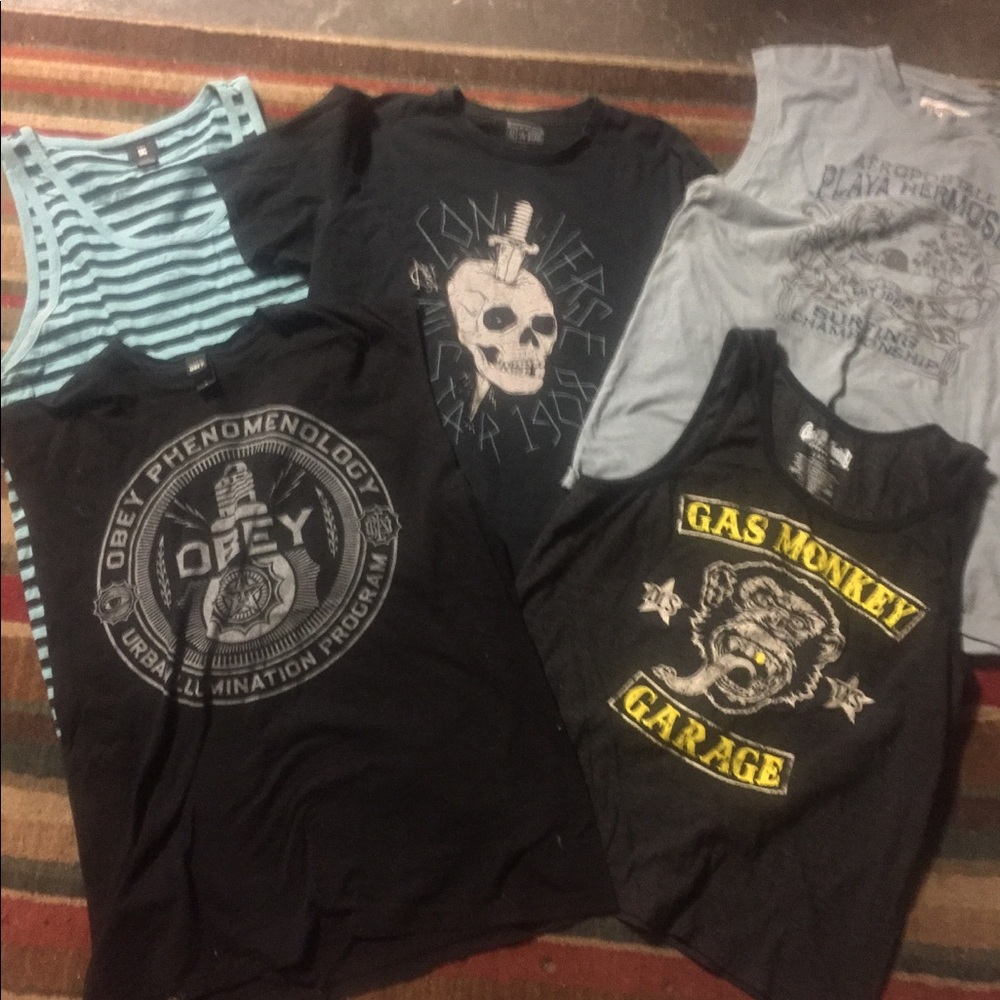 Set of men's tees 6 total