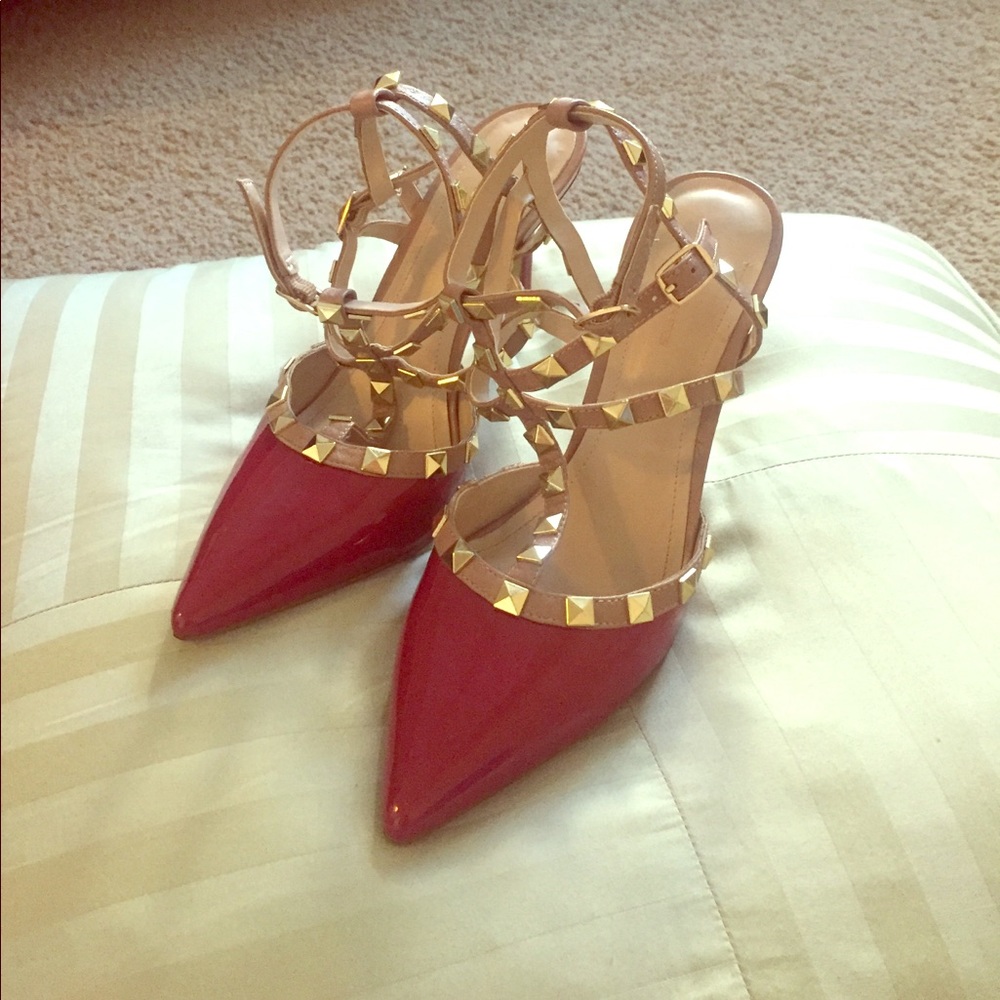 BCBG studded heels. Worn twice!