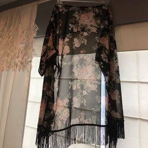 TJ Maxx Kimono with fringes
