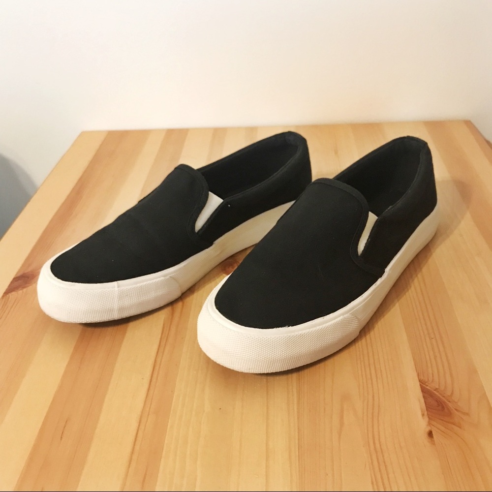👟 black slip on sneakers 👟