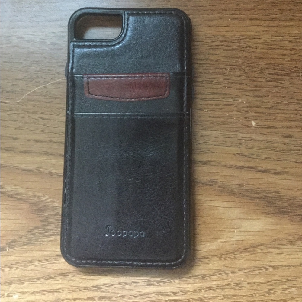 Leather IPhone 6 case with money holder