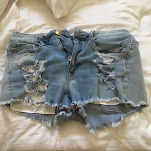 jean shorts
