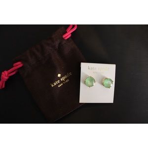 Kate Spade Mint Large Gumdrop Earrings