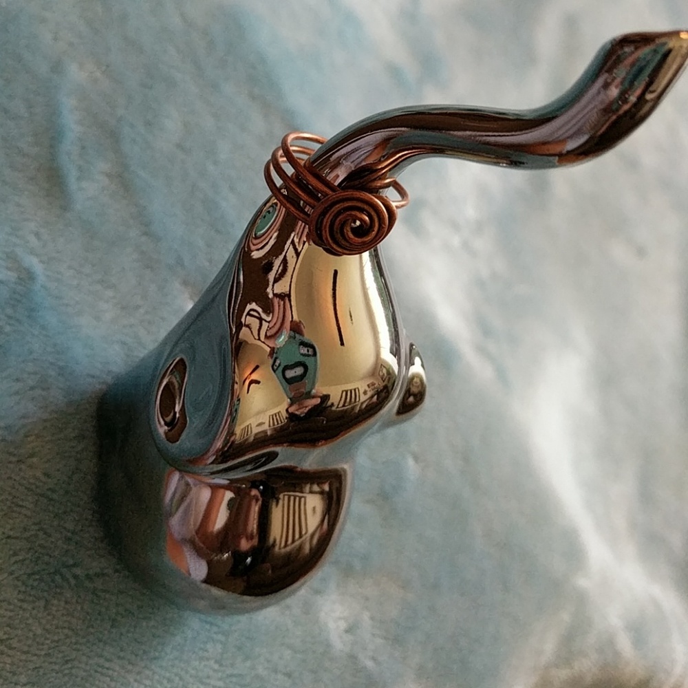 Copper rose ring